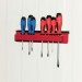 Silverline Magnetic Toolbox 9 Screwdriver Holder Rack 948966