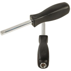 Silverline 1/4 Inch Socket Screwdriver With Ratchet Drive Socket Handle 719776