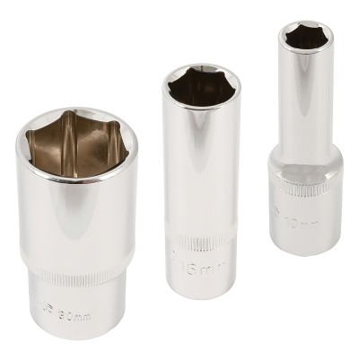 Silverline Mechanics Deep Sockets 1/2 inch Drive