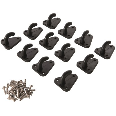 Silverline Trailer Net Hooks Multi Use and Fixings 12pk 441323