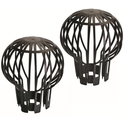 Silverline Gutter Leaf Down Pipe Guard Filter Twin pack 225800