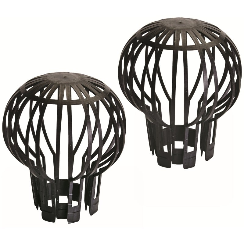 Silverline Gutter Leaf Down Pipe Guard Filter Twin pack 225800
