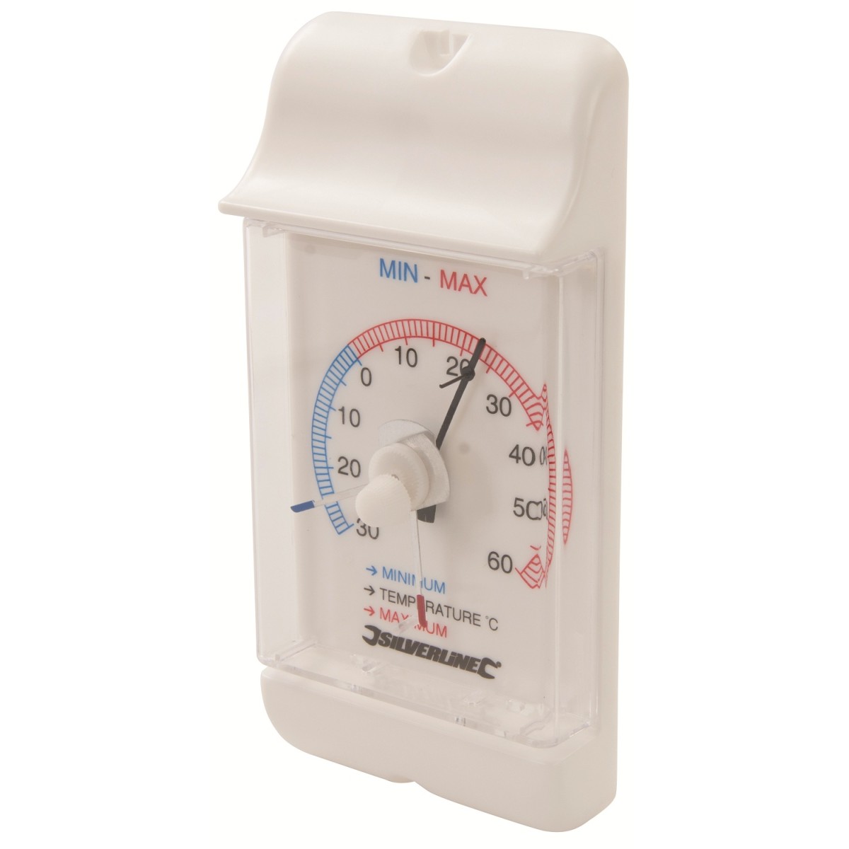Silverline Min Max Dial House Garden Greenhouse Thermometer 573268 ...