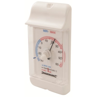Silverline Min Max Dial House Garden Greenhouse Thermometer 573268