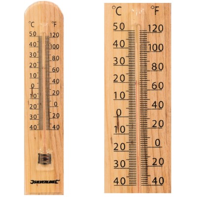 Wooden Indoor and Outdoor Garden Thermometer 490745