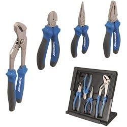 Silverline Expert Mixed Plier 4pc Set in Carry Storage Case 633832