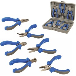 Silverline Mixed Mini Small Plier 6 Piece Set 633889