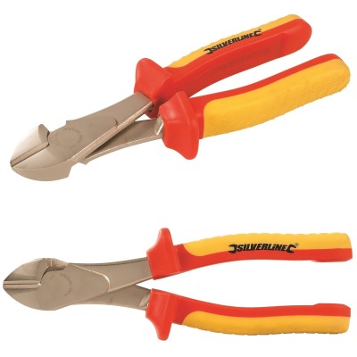 Silverline VDE Expert Side Cutters Pliers Electrician 160mm 675148