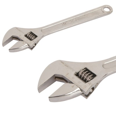 Silverline Adjustable Wrench 150mm to 600mm 7 Sizes