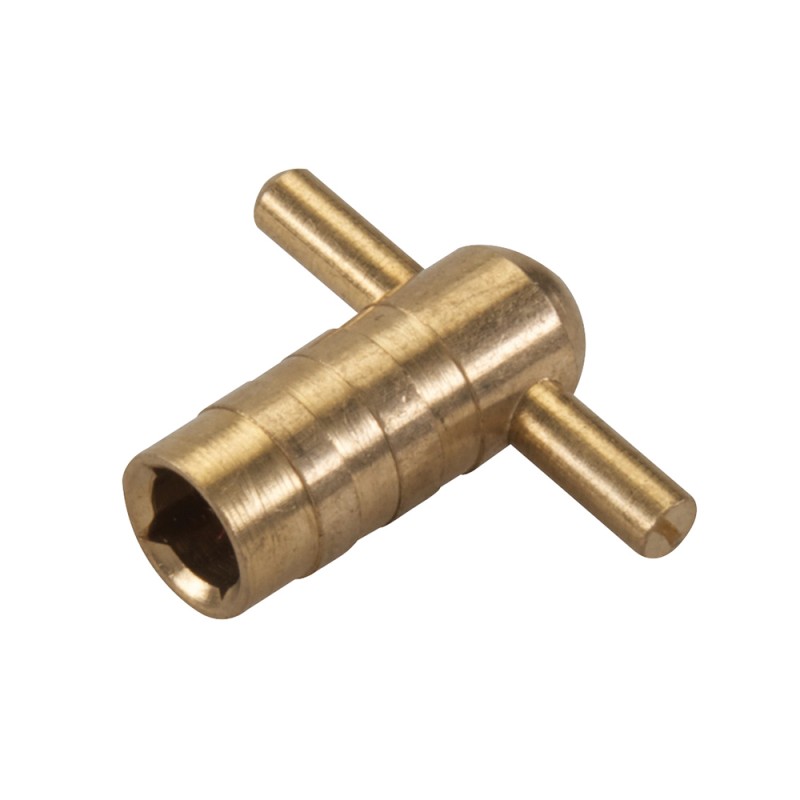 Silverline Solid Brass Radiator Valve Bleed Key Twin Pack 427586