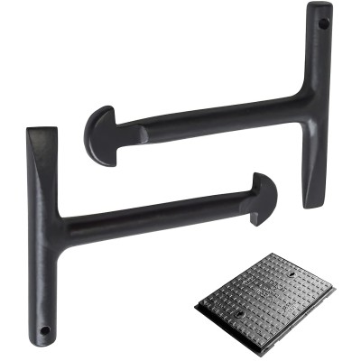 Silverline C3185 T Handle Standard Manhole Cover Lifting Keys 868537 