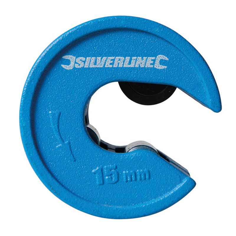 Silverline Plumbers Auto 15mm Copper Tube Pipe Cutter 245067 Sealants