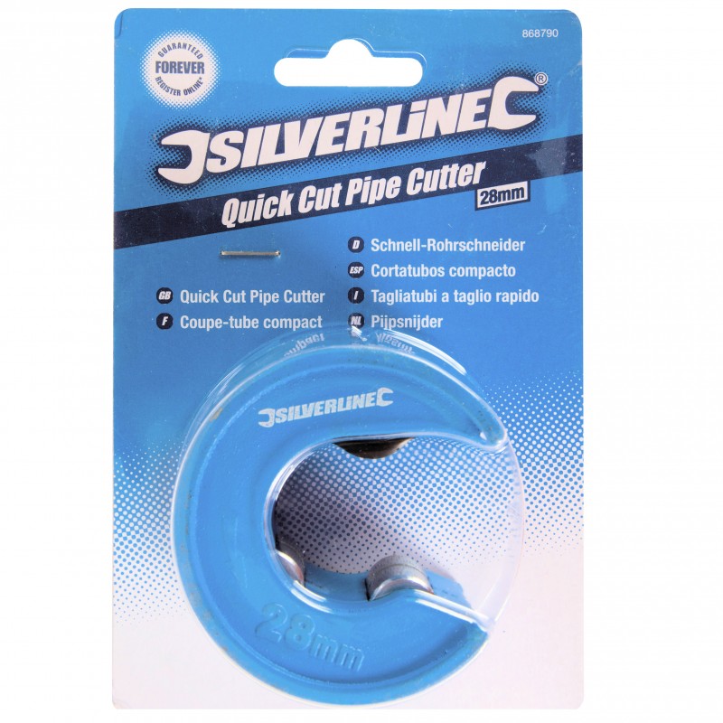 Silverline Plumbers Auto 28mm Copper Tube Pipe Cutter 868790 Sealants