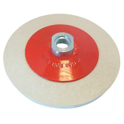 Silverline Tools Bevelled Felt Buffing Polishing Wheel 115mm 105864