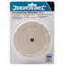 Silverline Spiral Stitched Cotton Buffing Polishing Wheel 150mm 105888