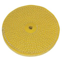 Silverline Spiral Stitched Sisal Buffing Burnishing Wheel 150mm 105894