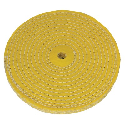 Silverline Spiral Stitched Sisal Buffing Burnishing Wheel 150mm 105894