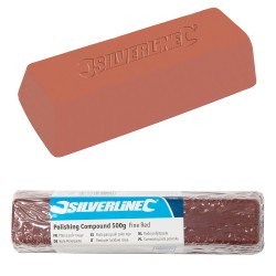 Silverline Polishing Polish Cutting Compound 500g Fine Red - 107883