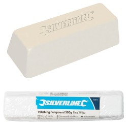 Silverline Polishing Polish Cutting Compound 500g Fine White - 107874