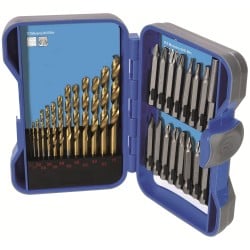 Silverline Titanium HSS Drill and Screwdriver Bit Set 633843