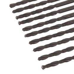 Silverline Metric HSS R Jobber 5mm Drill Bits Pack of 10 292705