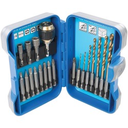 Silverline Quick Change Drill and Screwdriver Bit 20pc Set 490828
