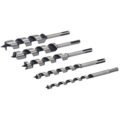 Silverline SDS Plus Wood Auger Drill Bit 5pc Set 633483