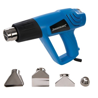 Silverline Adjustable Temperature Hot Air Heat Gun 2000W 125963