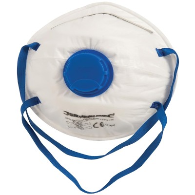 Silverline P2 Valved Safety Face Mask Dust and Mists FFP2 NR 282590 x1