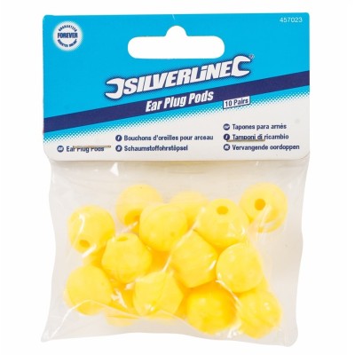 Silverline U Band Ear Plug Replacement pods 457023