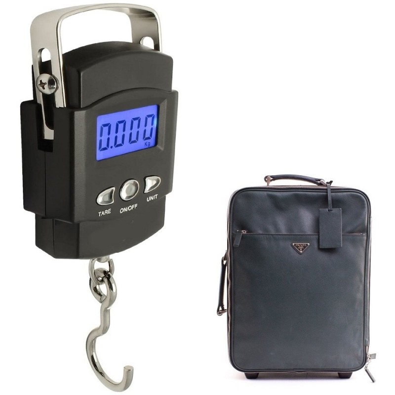 Silverline Electronic Pocket Balance and Luggage Scales 50Kg 243857