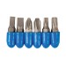 Silverline Stubby Ratchet Action Multi Bit Screwdriver Set 250488