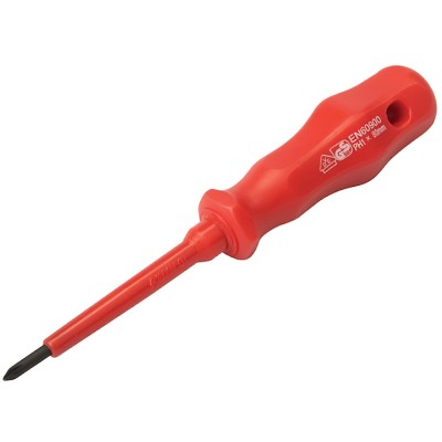 Silverline VDE Insulated Phillips Screwdriver PH1 80mm 675159