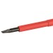 Silverline VDE Soft Grip Electricians Screwdriver Flat Slotted 4mm 100mm 716610