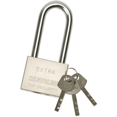 Silverline Long Shackle Security Padlock 70mm 349757