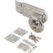 Silverline Security Hasp and Staple inc Stainless Steel 70mm Disc Padlock 492211
