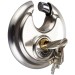 Silverline Security Hasp and Staple inc Stainless Steel 70mm Disc Padlock 492211