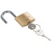 Silverline Brass Same Key Keyed Alike 40mm Padlocks 4pk 675152