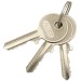 Silverline Brass Same Key Keyed Alike 40mm Padlocks 4pk 675152