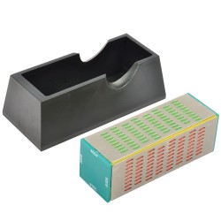 Silverline Tools Diamond Sharpening Stone 4 Sided Block 4 Grits 374894