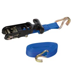 Silverline Premium Ratchet Tie Down Strap J-Hook 800kg 135487