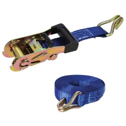 Silverline Premium Ratchet Tie Down Strap J-Hook 1500kg 453254