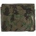 Silverline Green Camouflage Tarpaulin Sheet 2.4 x 3m 488443