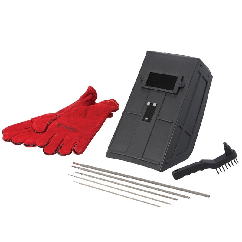 Silverline Tools Compact 200A MMA Inverter Arc Welder Kit 103597