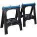 Silverline Saw Horse Folding Trestle Heavy Duty 200kg Twin Pack 973048
