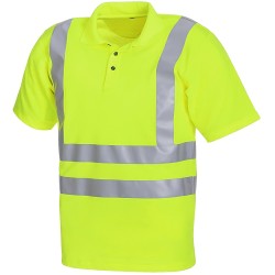 Silverline Hi-Vis Work Polo T Shirt Class 2 - XL X Large 457007