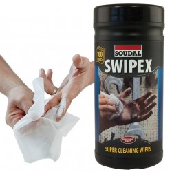 Soudal Swipex Super Cleaning Wipes 100 Tub 113551