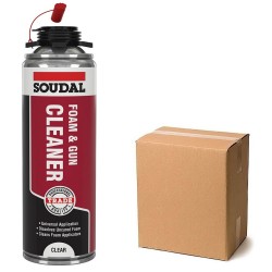 Soudal PU Expanding Foam Gun Cleaner Trade Red Tin 116924 Box of 12