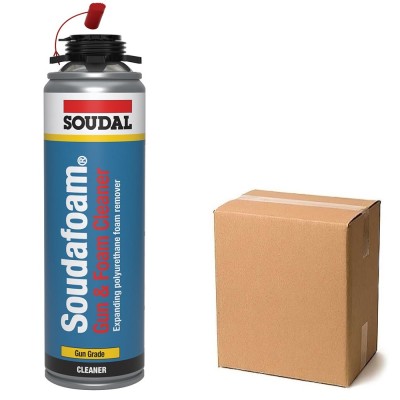 Soudal PU Expanding Foam Gun Cleaner Blue Tin 130576 Box of 12