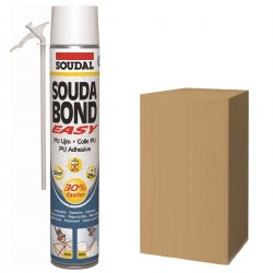 Soudal Soudabond Easy Hand Held Adhesive Expanding Foam Box of 12